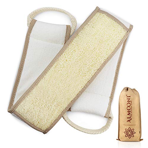 Loofah Back Scrubber | Natural Exfoliating, 1 Count