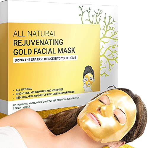 Face Mask | Premium Hydrogel, Hydrating, Anti-Aging, Collagen & Hyaluronic Acid