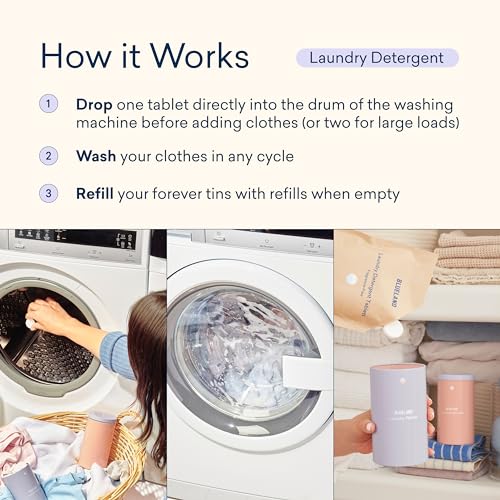 Laundry Detergent Tablets | Plastic-Free, Eco-Friendly, 60 Loads