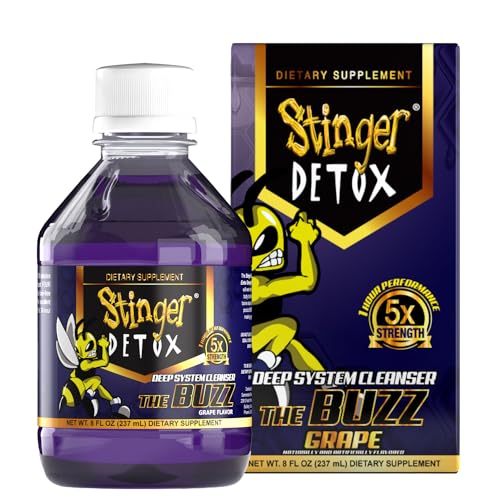 Detox Drink | Extra Strength, Grape Flavor, 8 FL OZ, 2 Pack