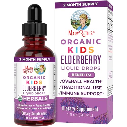 Elderberry Syrup | USDA Organic, Sugar Free, 1 Fl Oz