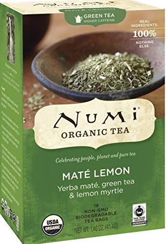 Tea | Yerba Mate Green Blend, Lemon Flavor, 18 Count (Pack of 2)