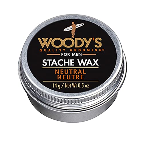 Mustache Wax | Smoothes, Tames & Defines, 0.5 Oz (Travel Size)