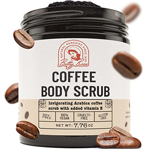 Body Scrub | Exfoliating Arabica Coffee, Vitamin E, Skin Care for Cellulite & Acne