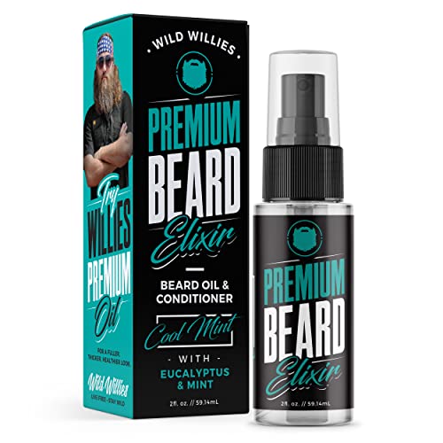 Beard Oil | Natural Ingredients, 2 Oz, Cool Mint Scent