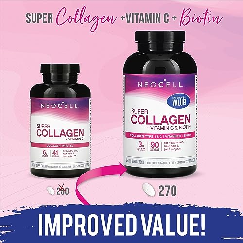 Collagen Tablets | 250 Count, Supports Healthy Skin and Joints