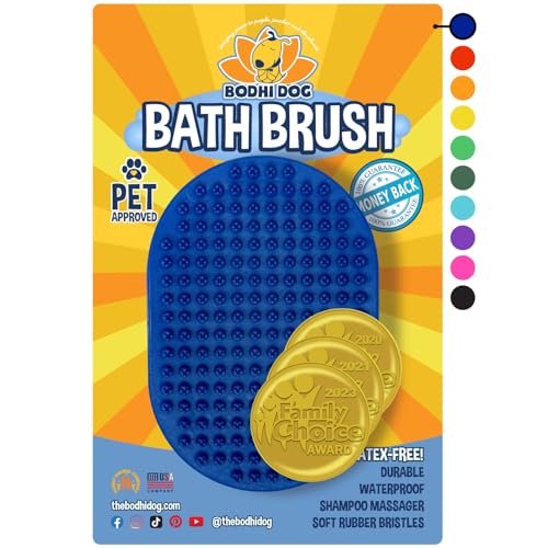 Dog Shampoo Brush | Pet Shower & Bath Supplies, Professional Quality, One Pack