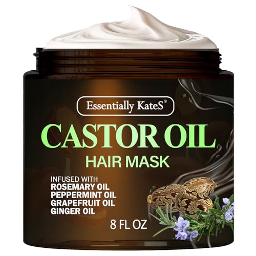 Hair Mask | 8 Fl Oz, Nourishing Castor Oil, Natural Ingredients