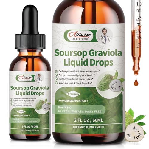 Soursop Leaf Extract | 4 Fl Oz, Vegan, Immune Support, High Absorption