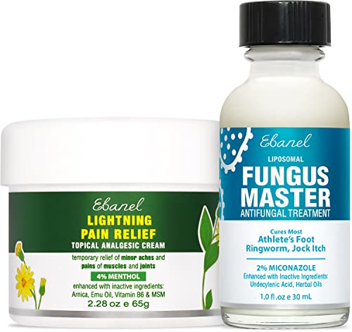 Pain Relief Cream | Arnica & Menthol, 2 oz, Fungus Treatment, 1 oz