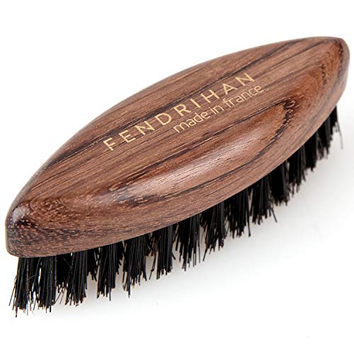 Beard Brush | Oval Bubinga Wood, Natural Boar Bristles, Compact Size