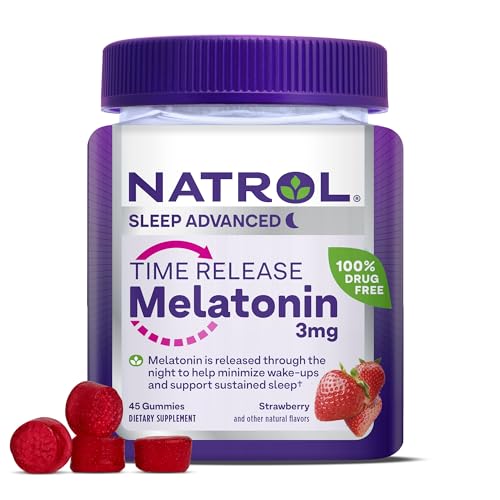 Melatonin Gummies | 3 mg, 45 Strawberry-Flavored Gummies