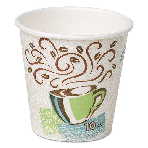 Insulated Paper Coffee Cup | 10 oz., 500 Count, Hot Beverage Use