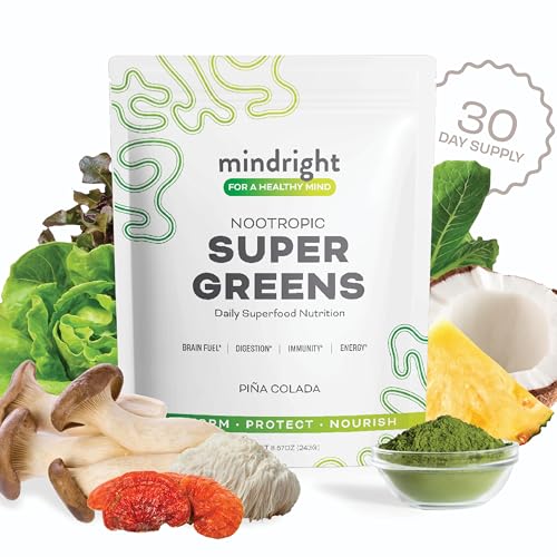 Super Greens Powder | Organic Blend, Supports Daily Wellness, 30 Day Supply