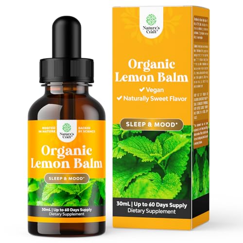 Herbal Supplement | Organic Lemon Balm Extract, Immune Support, Mood & Digestive Health