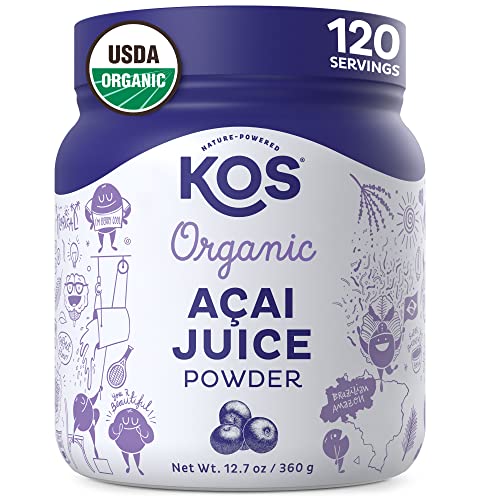 Acai Juice Powder | USDA Organic, Plant-Based Antioxidants, 120 Servings