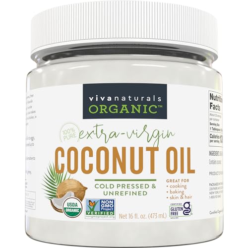 Coconut Oil | Unrefined, Cold-Pressed, 16 fl oz