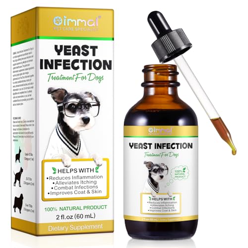 Dog Yeast Infection Treatment | Natural Formula, 2 fl oz, Supports Itch Relief