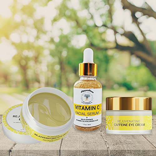 Eye Care Bundle | Caffeine Eye Cream, Eye Gel, Vitamin C Serum