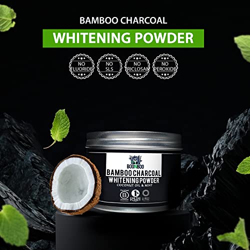 Teeth Whitening Powder | Bamboo Charcoal, 2oz Aluminum Can