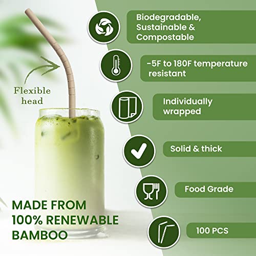 Cotton Swabs | 600 Count, Eco-Friendly Bamboo Straws Included