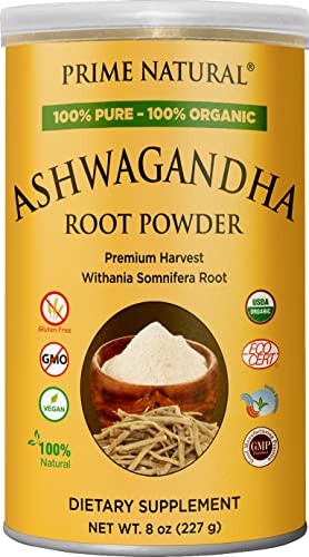 Ashwagandha Root Powder | 8oz, Ayurvedic Adaptogen for Calm and Vitality