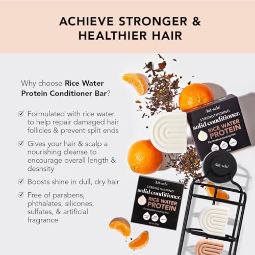 Shampoo & Conditioner Bars | Hair Growth, Paraben Free, 2pc Set