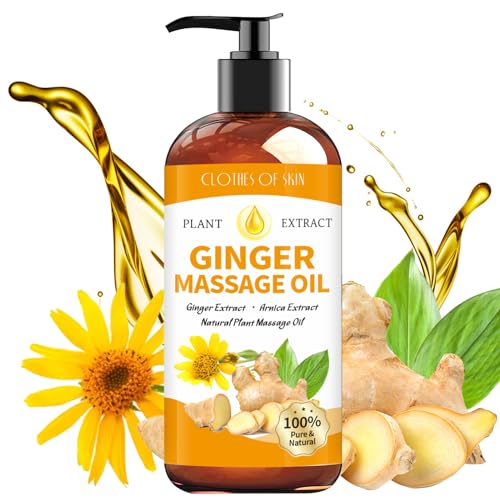 Massage Oil | Natural Ginger, Soothing for Sore Muscles, Relaxing