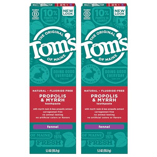 Toothpaste | Fluoride-Free, Fennel Flavor, 5.5 oz, 2-Pack