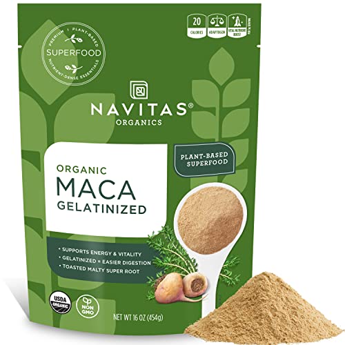 Maca Powder | Gelatinized, 16 oz, Organic, Non-GMO, Gluten-Free