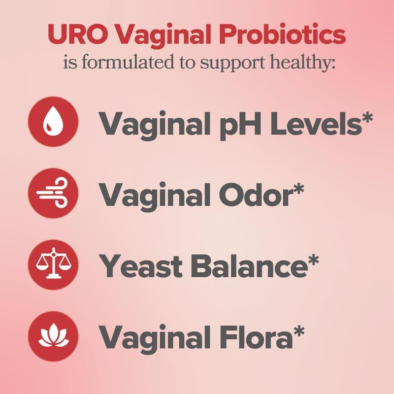 URO Vaginal Probiotics for Women | 60 Capsules