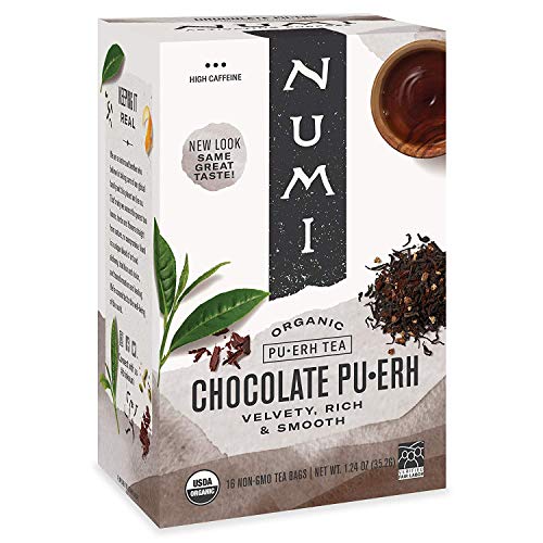 Tea | Chocolate Puerh, 16 Count Box, Pack of 3