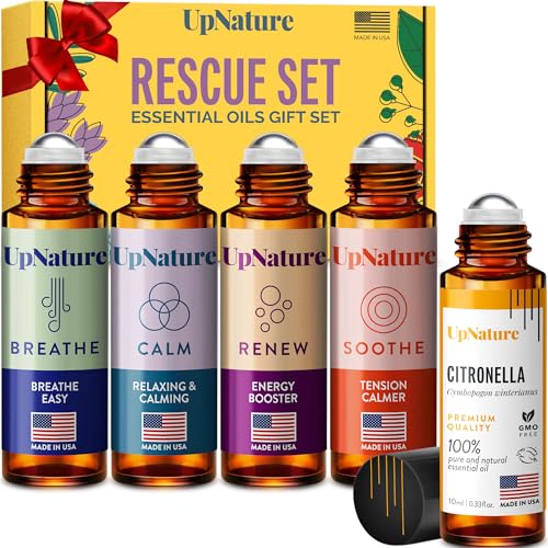 Essential Oil Bundle | Citronella & Rescue Set, On-The-Go Aromatherapy