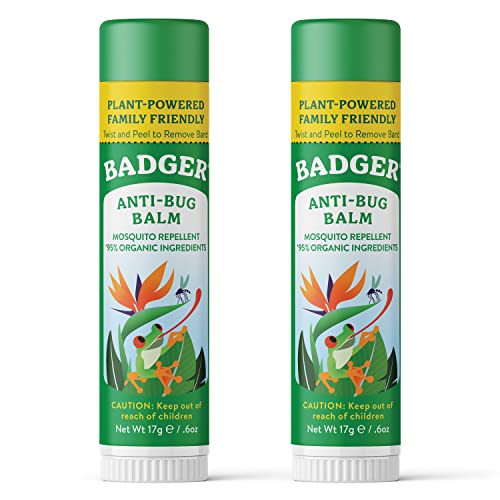 Bug Repellent Stick | Non-DEET, Natural Ingredients, Travel Size, 0.6 oz (2 Pack)