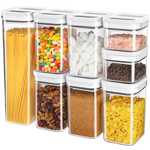 Food Storage Container Set | Airtight, BPA Free, 8 Pieces