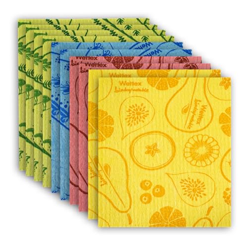 Dish Cloths | Eco-Friendly, 10 Pack, Assorted Designs