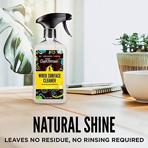 All-Purpose Wood Spray Cleaner | No-Wax Formula, Lemon Scent, Versatile Use