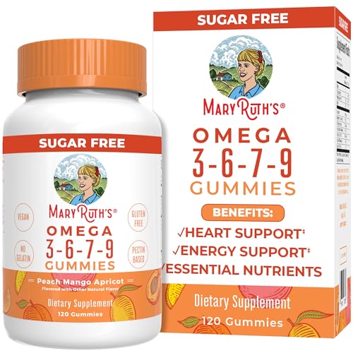 Omega-3 Gummies | 120 Gummies, Plant-Based, Non-GMO, No Fish Flavor