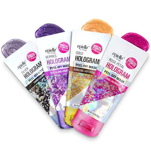 Face Mask | Glitter Peel Off, Toning & Calming, 8 Variety Packs