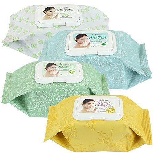 Makeup Remover Wipes | Gentle for All Skin Types, 4-Pack