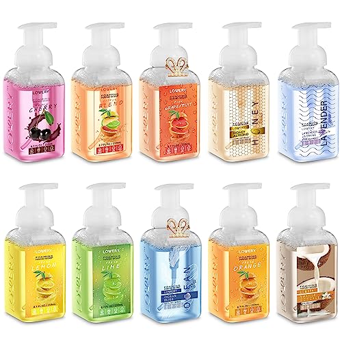 Aloe Vera Foaming Hand Soap | Set of 10, Hydrating & Alcohol-Free