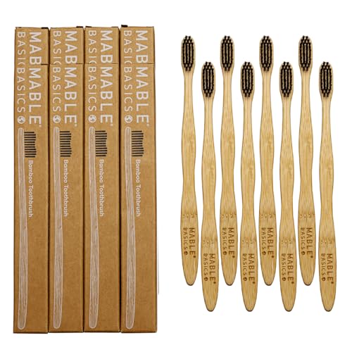 Toothbrush | 4 Pack, Soft Bristles, Plant-Based Bristles