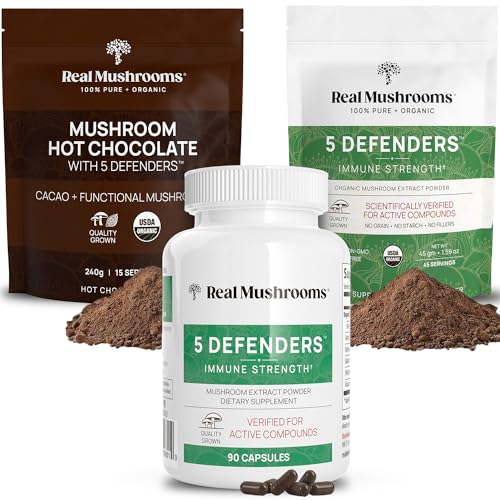 Mushroom Hot Chocolate Mix | 15 Servings, Gluten-Free, Vegan