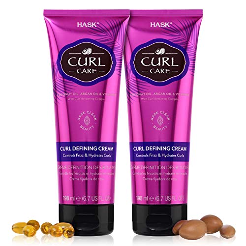 Curl Defining Cream | Vegan Formula, 2 Piece Bundle, Color Safe