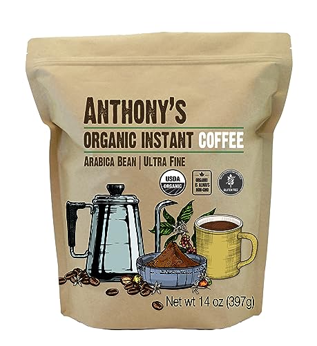 Instant Coffee | Organic, Ultra Fine Microground, 14 ounce