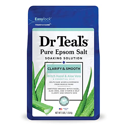 Epsom Salt Soak | Clarifying with Witch Hazel & Aloe Vera, 3 lbs