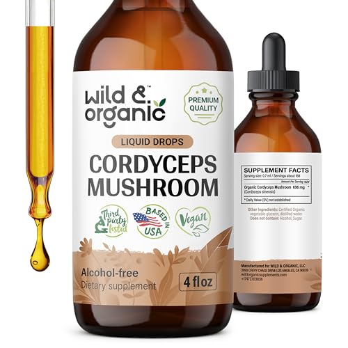 Mushroom Extract | Cordyceps Sinensis, Liquid Drops - 4 fl oz