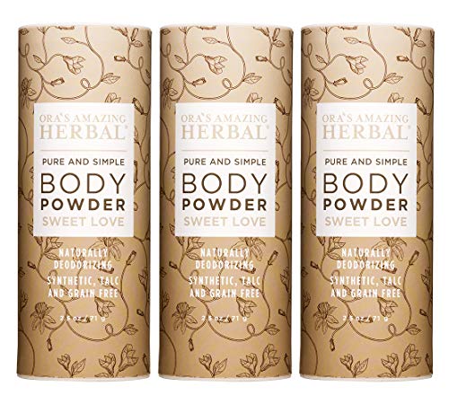 Body Powder | Scented, Talc-Free, 3 Pack, Vanilla & Frankincense