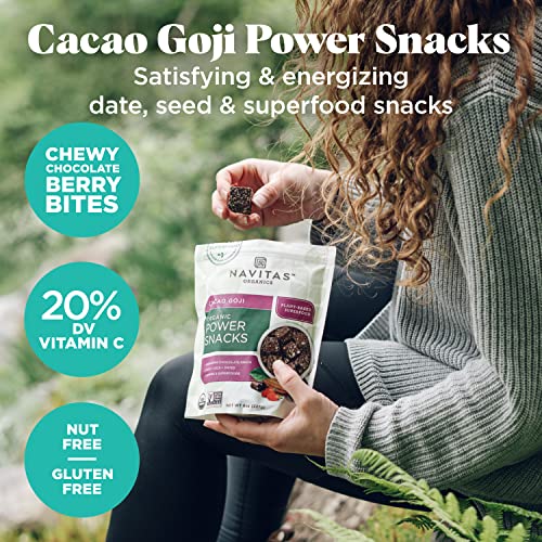 Superfood Snack | Cacao Goji, 8 oz. Bag, Organic, Non-GMO, Gluten-Free