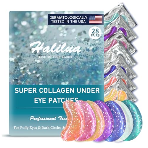 Under Eye Patches | Natural Collagen, Reduces Dark Circles, 28 Pairs